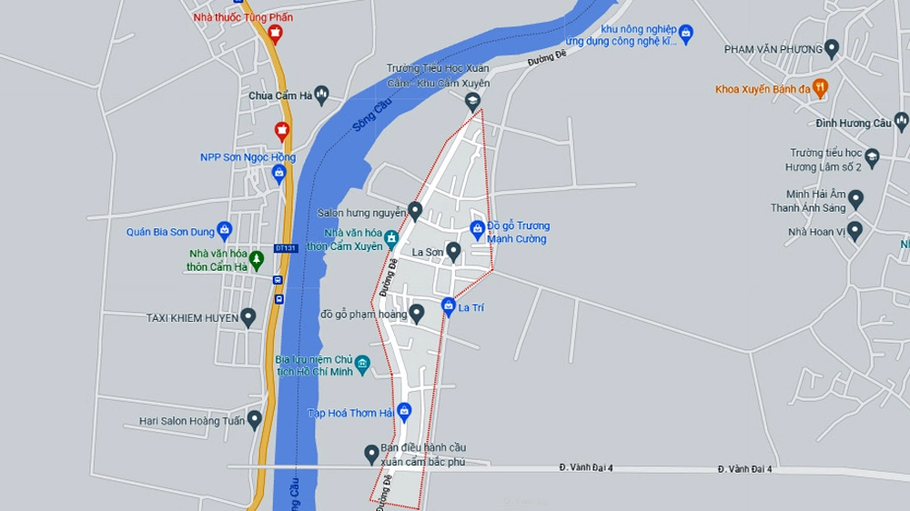 Vị trí khu công nghiệp Xuân Cẩm - Hương Lâm, Bắc Ninh, Xuân Cầu Holdings