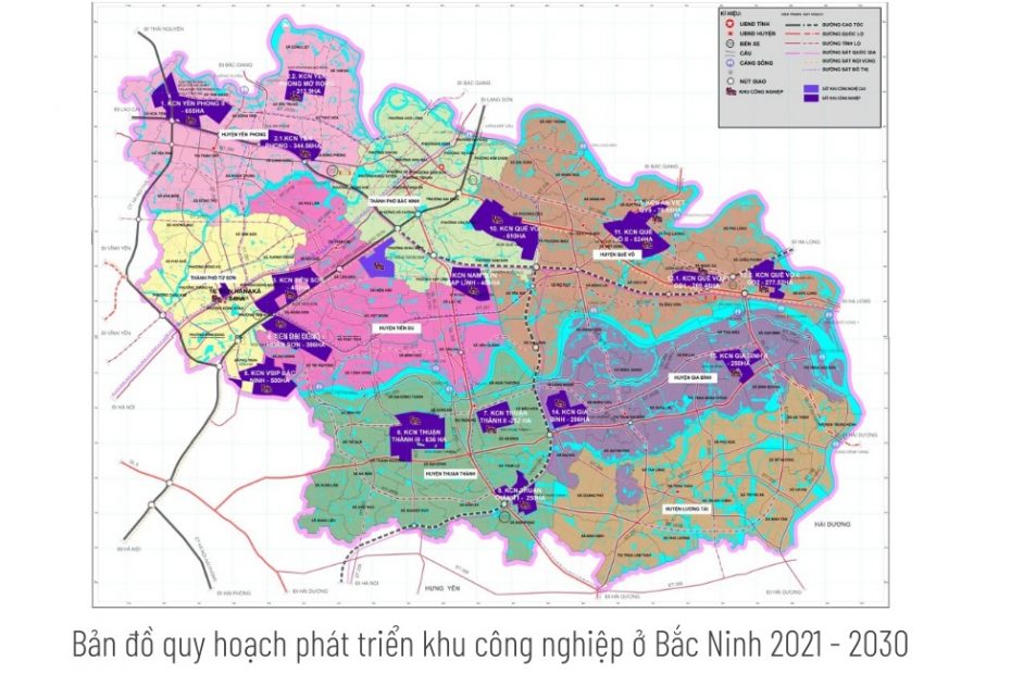 Bắc Ninh dự kiến thành lập mới 7 khu công nghiệp từ giờ tới 2030