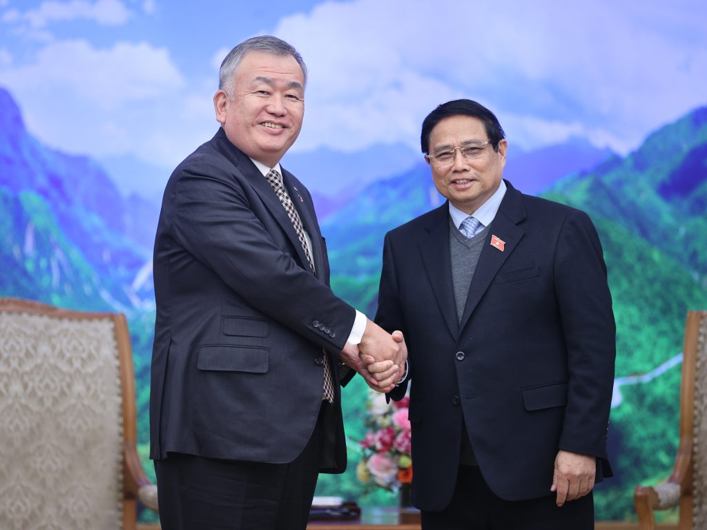 tt pham minh cinh tiep chu tich yamato holdings Thủ tướng đề nghị tập đoàn vận tải hàng đầu Nhật Bản xây dựng trung tâm logistics tại khu vực sân bay quốc tế Gia Bình