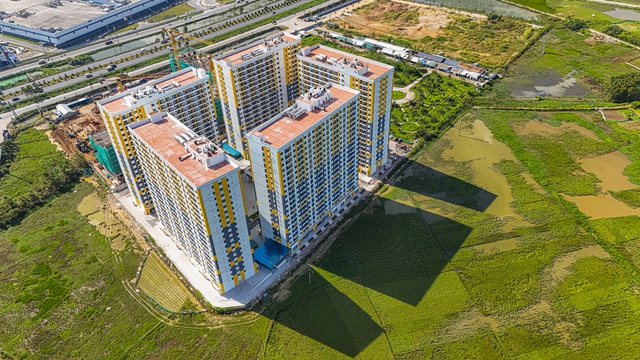 Một dự án nhà ở xã hội tại Bắc Ninh.