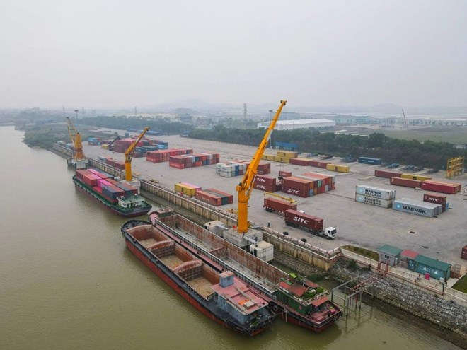 Cảng cạn Tân Cảng - Quế Võ (Bắc Ninh). Ảnh: Vân Trường