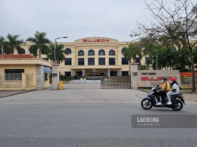 Bên trong KCN Quế Võ (Bắc Ninh). Ảnh: Vân Trường