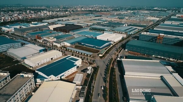 1 KCN trên địa bàn phường Việt Yên (Bắc Ninh). Ảnh: Nguyễn Kế