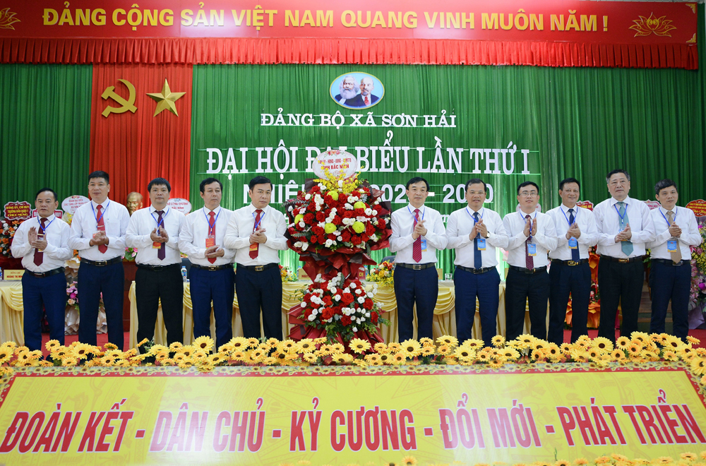 dai hoi dai bieu lan 1 son hai bac ninh Xã Sơn Hải (Bắc Sông Cầu) phấn đấu trở thành xã giàu mạnh, văn minh