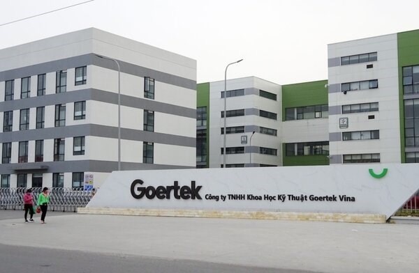 Công ty Goertek Vina tại KCN Quế Võ, Bắc Ninh. Ảnh: Goertek, Khu lưu trú và kinh doanh dịch vụ công cộng Goertek