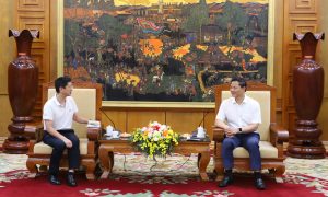 Chủ tịch Bắc Ninh tiếp lãnh đạo tập đoàn công nghệ Trung Quốc có doanh thu hơn 7 tỷ USD/năm, đã đầu tư 101 triệu USD, nay muốn thêm 25 triệu USD