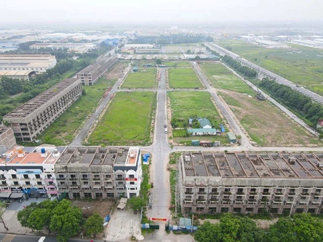 Toàn cảnh dự án khu nhà ở tại xã Gia Đông (tỉnh Bắc Ninh). Ảnh: Vân Trường