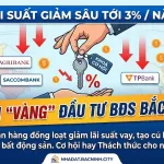 Ngân hàng giảm lãi suất vay tới 3%: Cơ hội “vàng” cho BĐS Bắc Ninh?